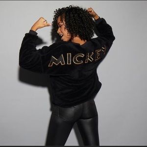 Disney Gold Collection Spirit Jersey Black Gold Mickey Mouse size XS
